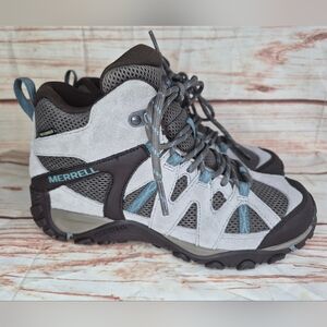 Merrell Gray and Teal Outdoor Boots